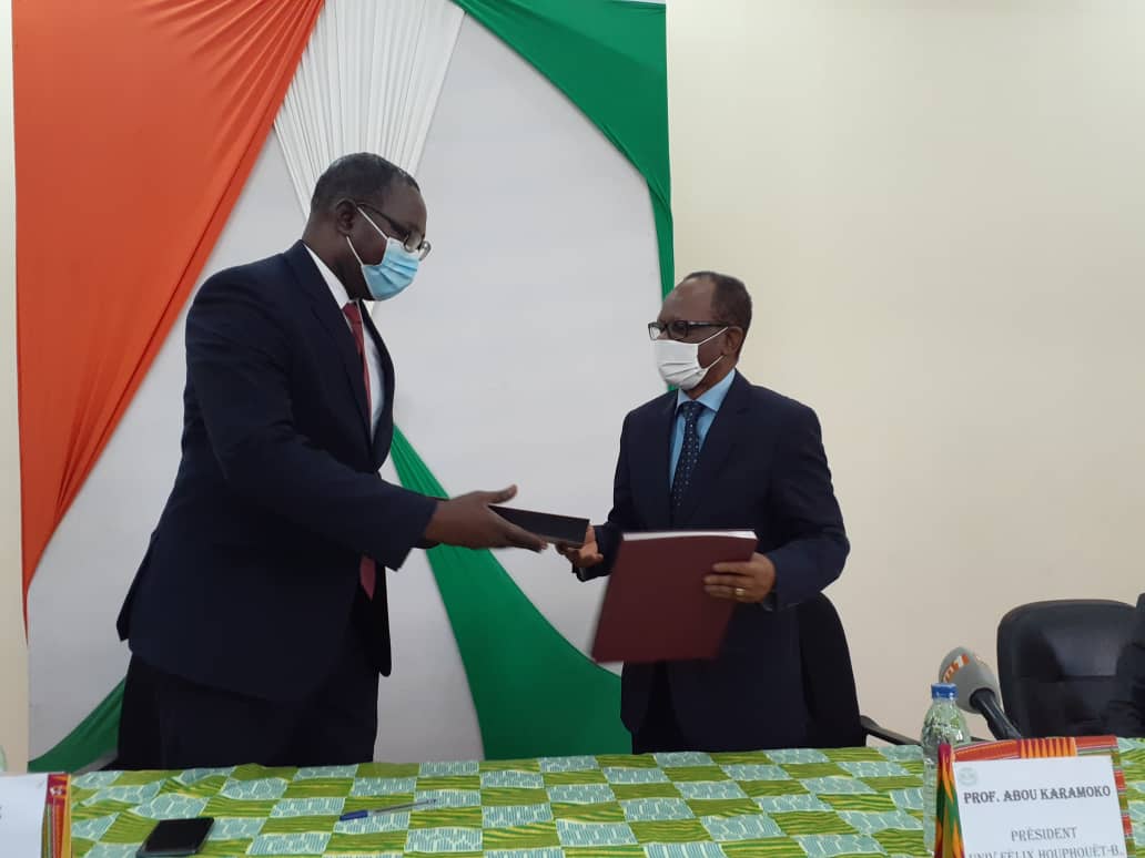 Côte d’Ivoire : l’UNJCI signe une convention avec l’Université FHB