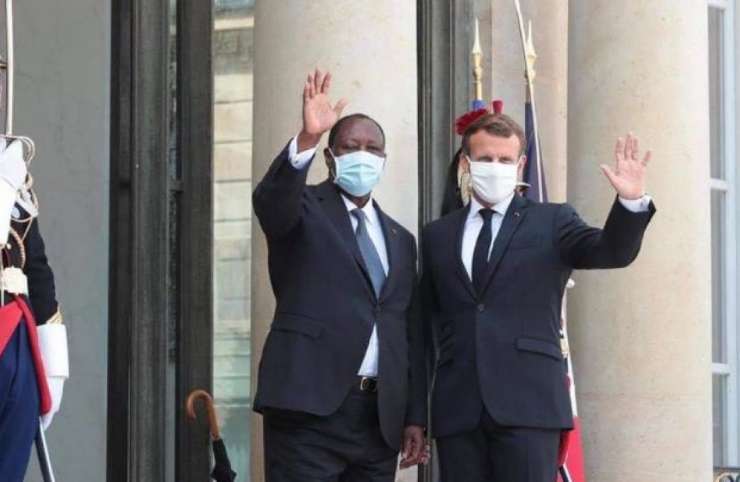 Côte d’Ivoire-France : Ouattara et Macron échangent à l’Élysée