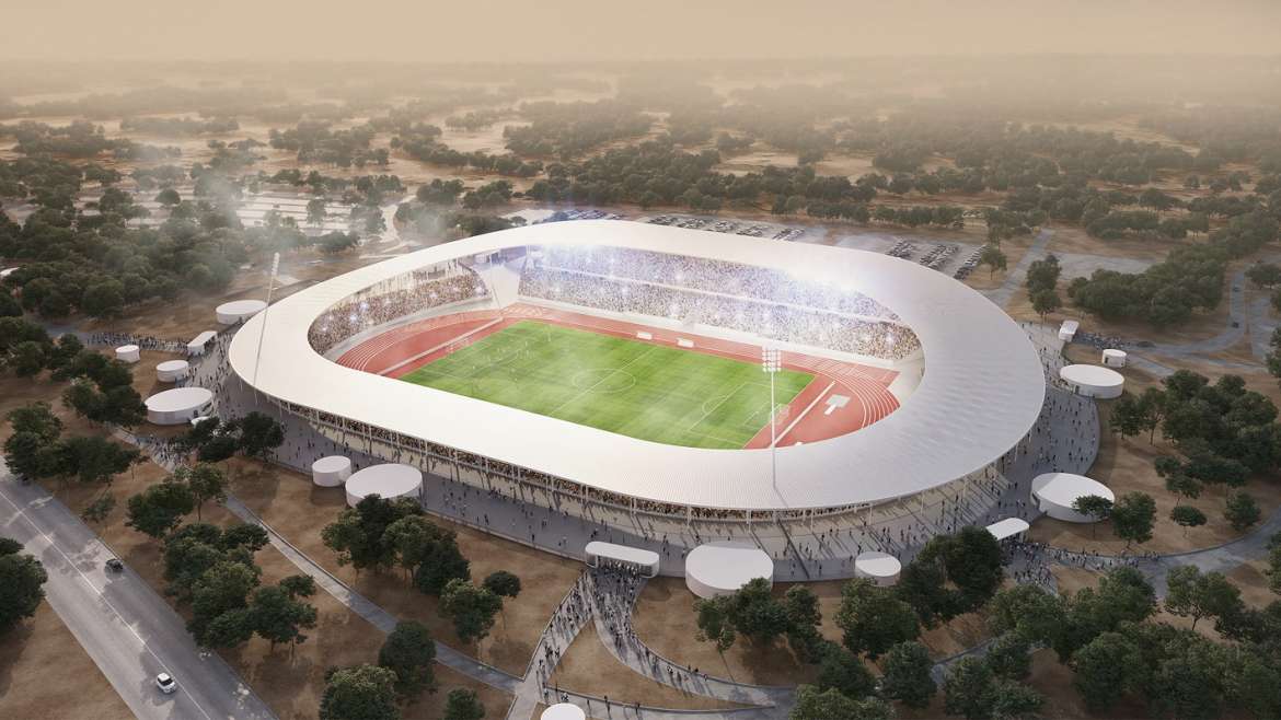 Côte d’Ivoire : Le stade olympique Alassane Ouattara d’Ebimpé ouvre ses portes