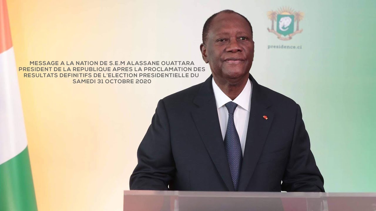 Après son élection : Alassane Ouattara appelle à l’apaisement (discours intégral)