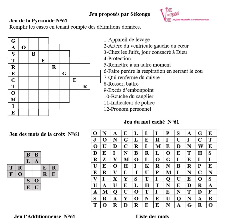 Jeux et divertissement 61