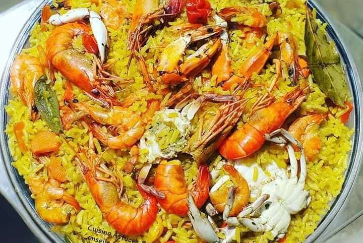 Recette: Riz au curry et aux fruits de mer