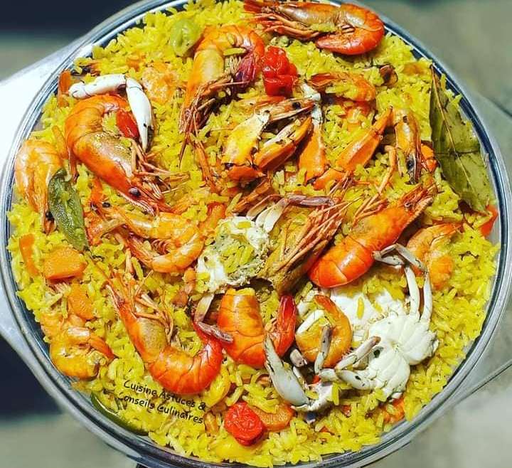 Recette: Riz au curry et aux fruits de mer