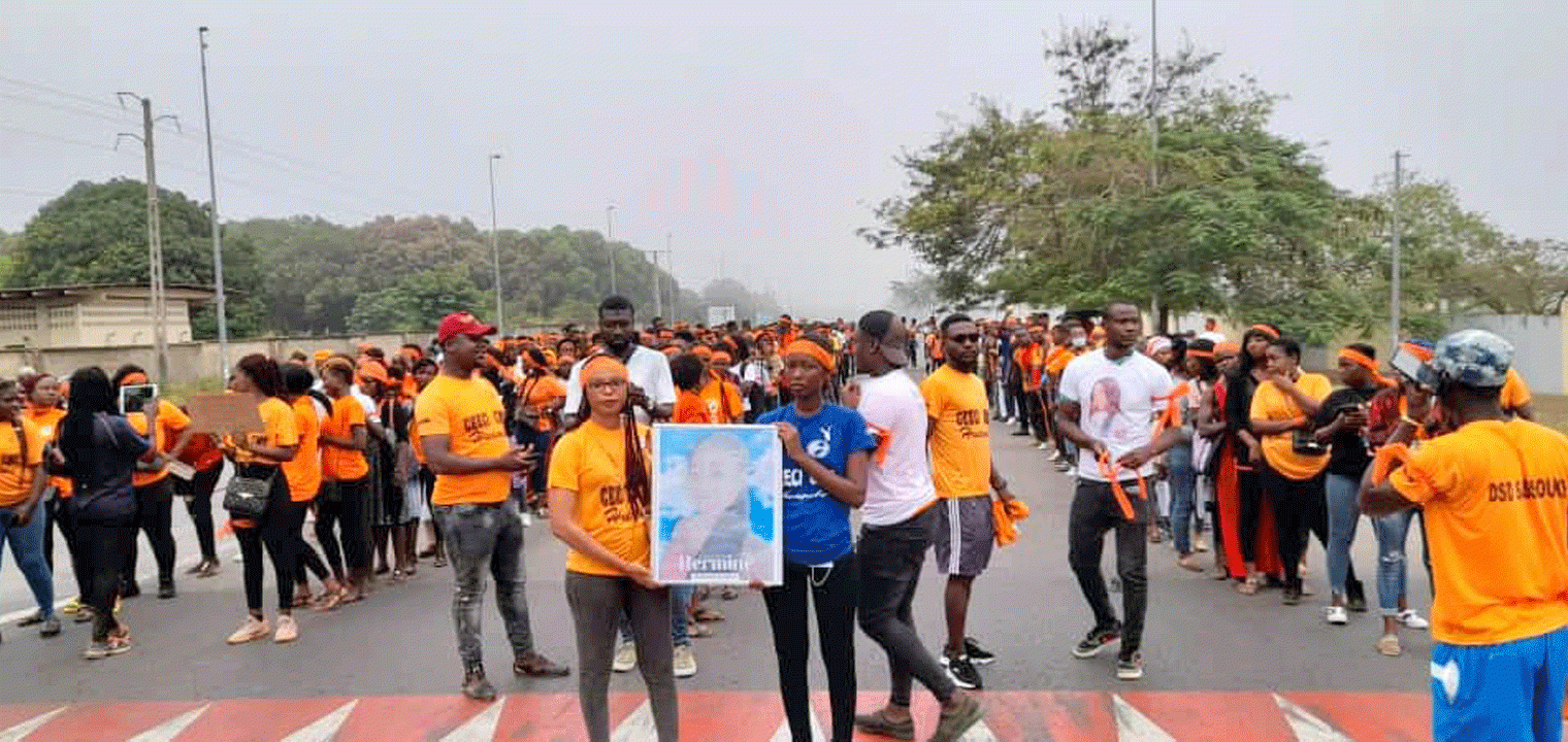 Les étudiants de Bouaké rendent hommage à Marie Josée Kouakou