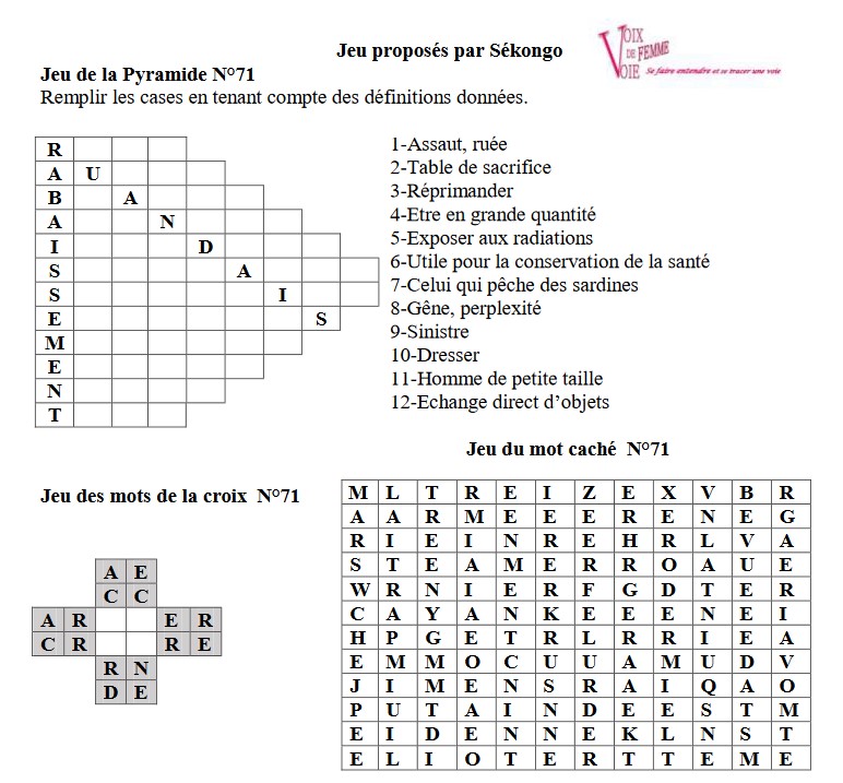 Jeux et divertissement 71