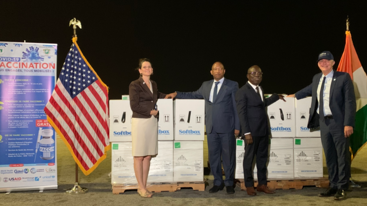Les États-Unis font un don de 1,7 million de doses supplémentaires du vaccin Pfizer à la Côte d’Ivoire