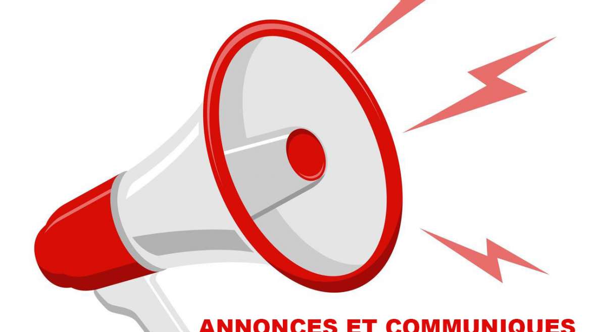 Espace disponible pour vos annonces et communiqués