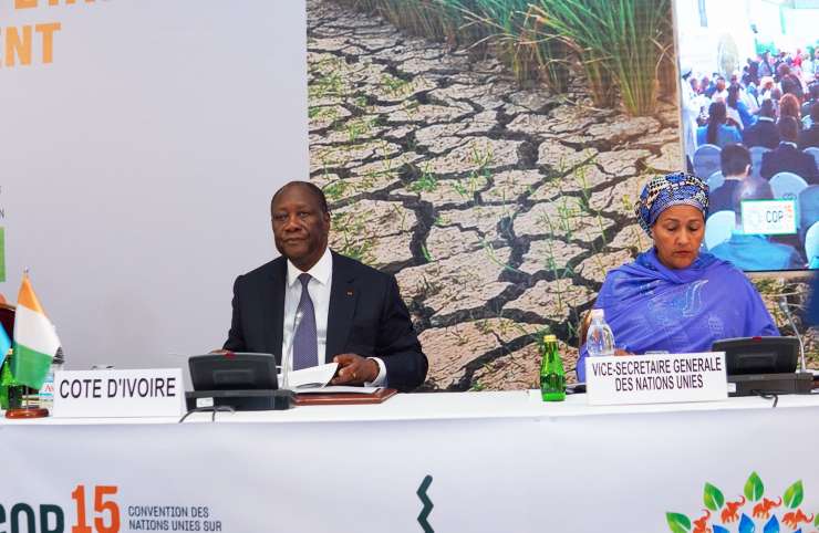 COP 15 – Le chef d’Etat ivoirien appelle à ‘’Agir vite, agir ensemble pour donner une nouvelle vie à nos terres’’
