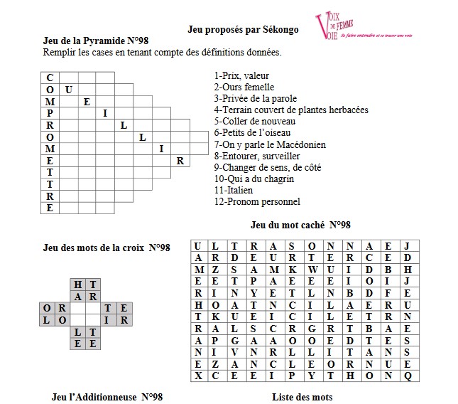 Jeux et divertissement 98