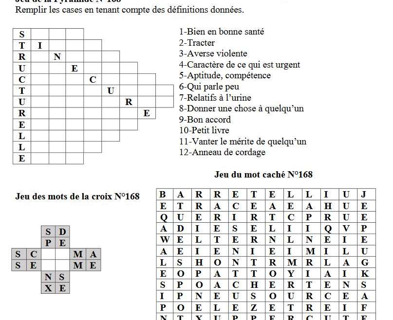 Jeux et divertissement 168