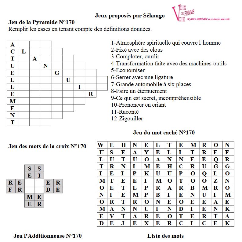 Jeux et divertissement 170