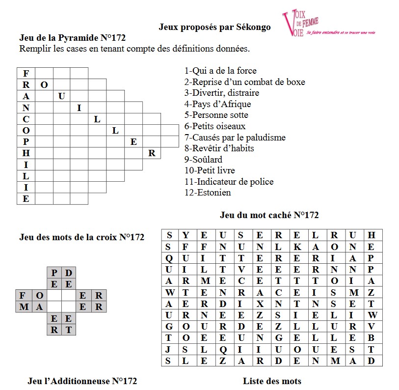 Jeux et divertissement 172