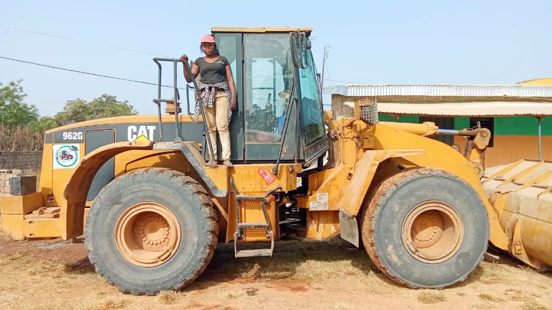 Coulibaly Marie: La conductrice de Caterpillar